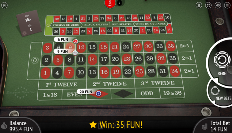 Online roulette