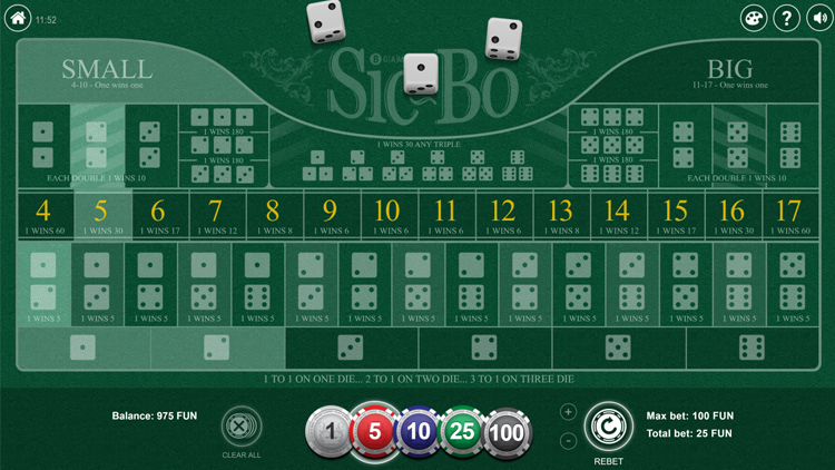 sic bo uitbetaling